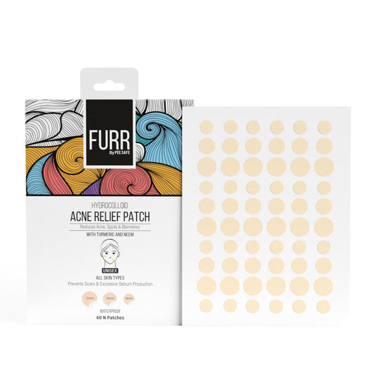 FURR By Pee Safe Haldi & Neem Infused Acne Relief Patch - 60 Patches