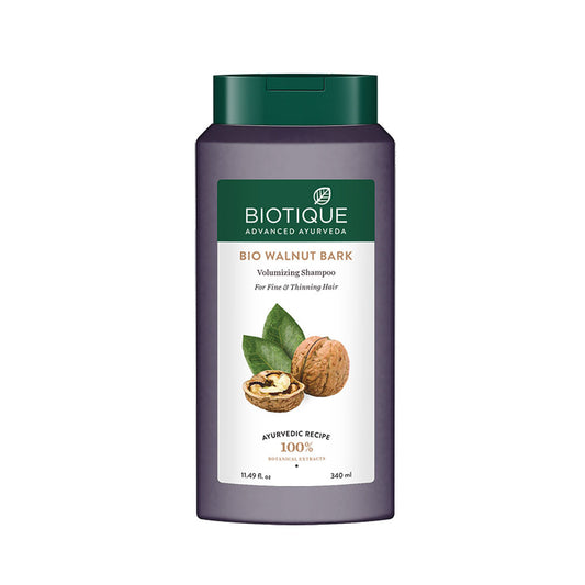 Biotique Bio Walnut Bark Volumizing Shampoo For Fine & Thinning Hair (340ml)