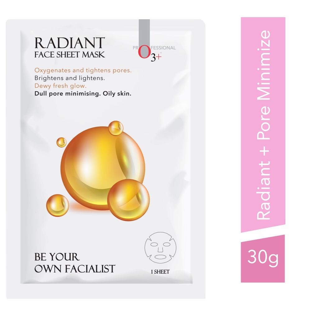 O3+ Facialist Radiant Face Sheet Mask (30g)