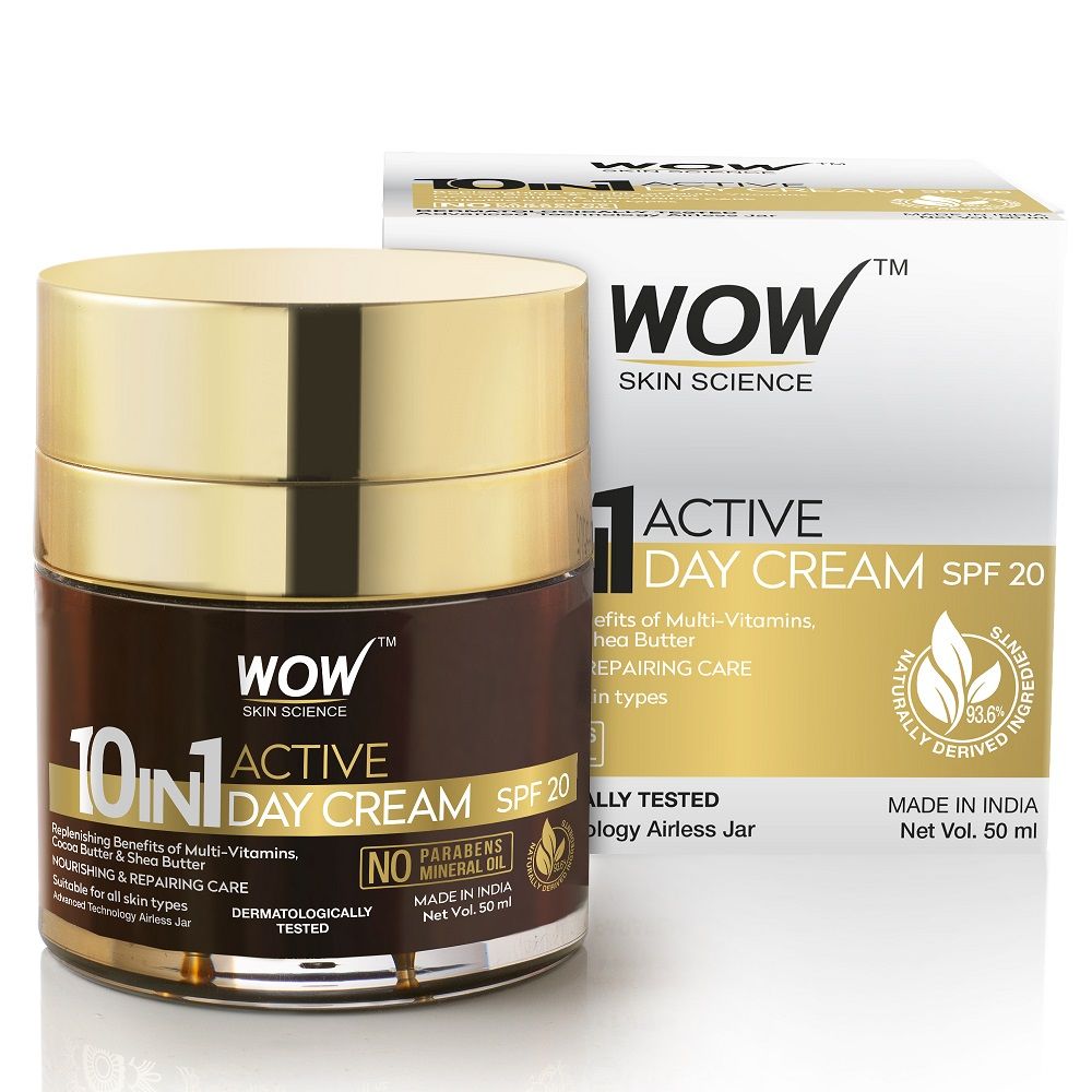 WOW Skin Science 10-in-1 Active Day Cream SPF 20 (50ml)