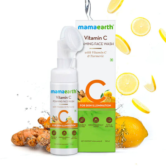 Mamaearth Vitamin C Foaming Face Wash with Vitamin C & Turmeric (150ml)