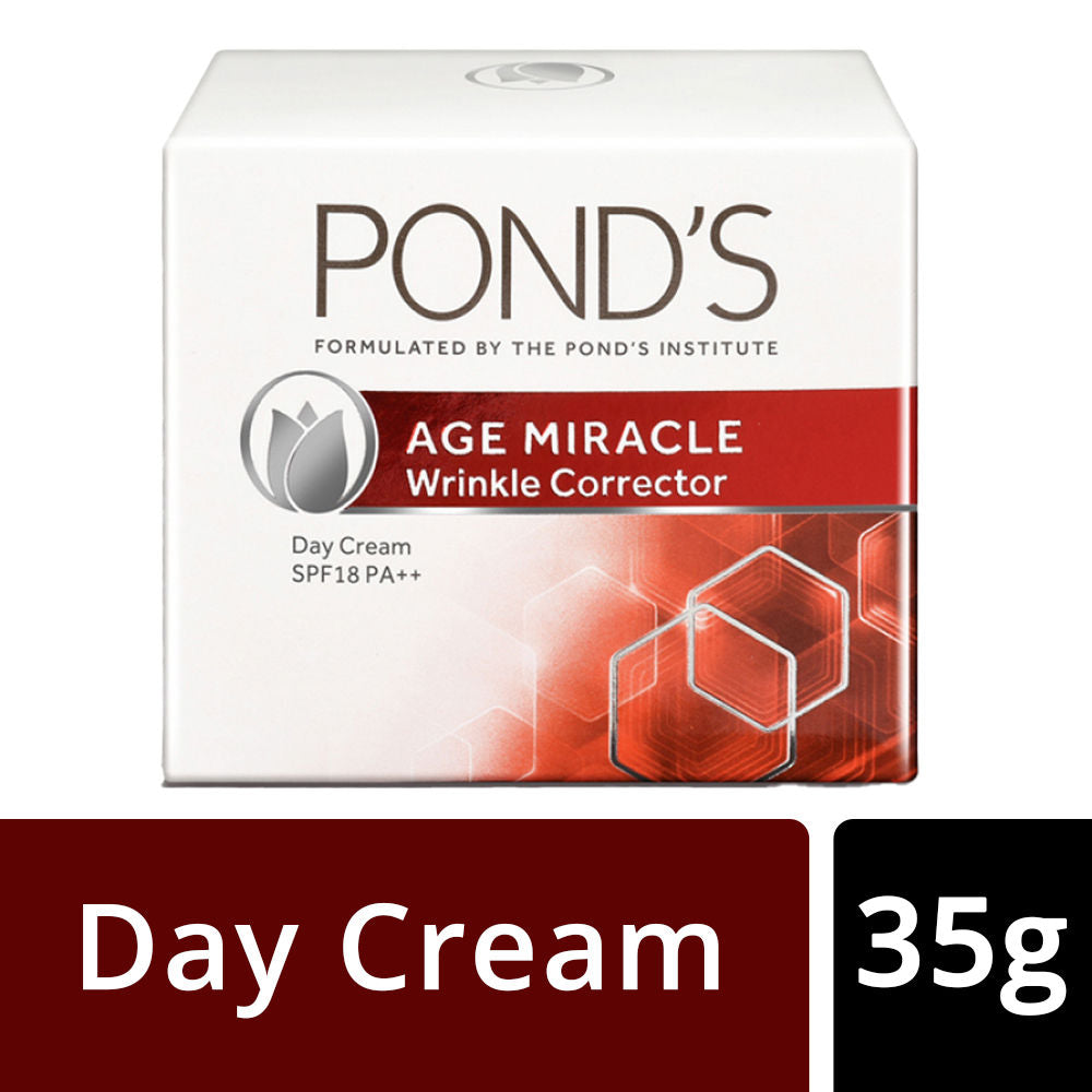 Ponds Age Miracle Wrinkle Corrector Day Cream SPF 18 PA++ (35g)
