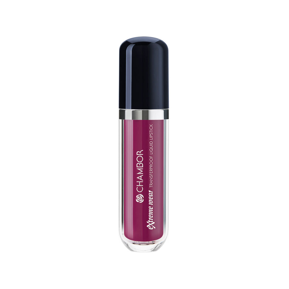 Chambor Extreme Wear Transferproof Liquid Lipstick - Raisin Rose 411 (6ml)