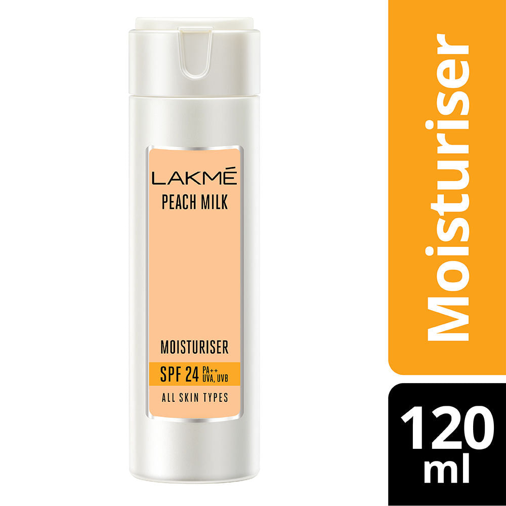Lakme Peach Milk Moisturiser SPF 24 PA++ (120ml)