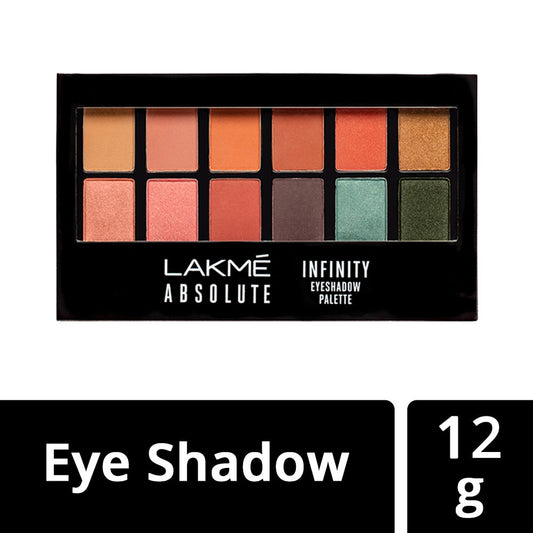 Lakme Absolute Infinity Eye Shadow Palette - Coral Sunset (12gm)