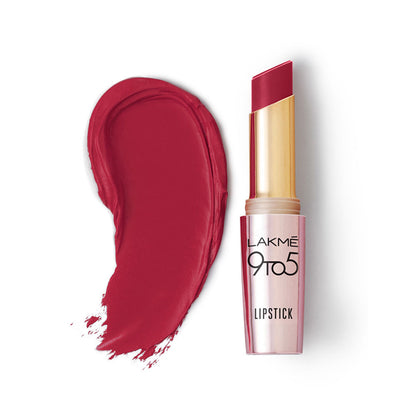 Lakme 9 To 5 Primer + Matte Lipstick - MR5 Berry Base (3.6g)