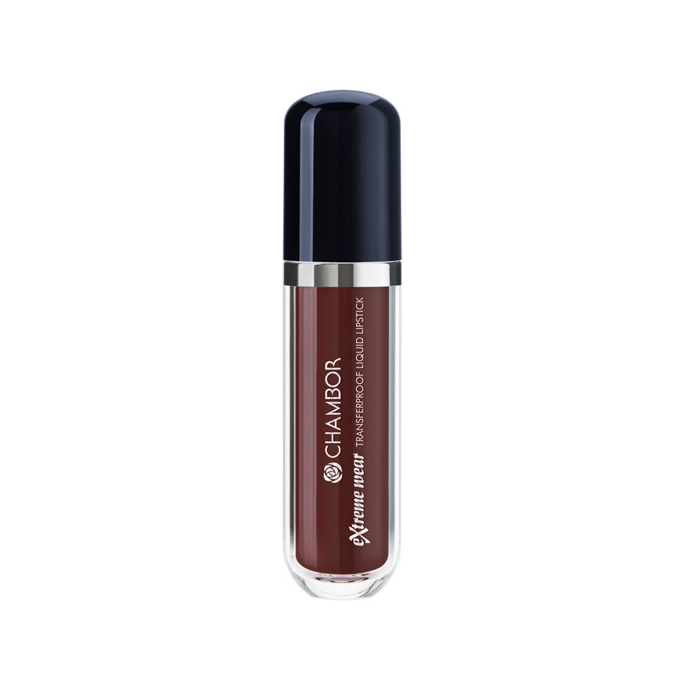 Chambor Extreme Wear Transferproof Liquid Lipstick - Bitter Chocolate 486 (6ml)