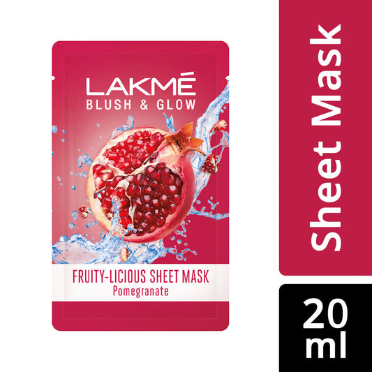 Lakme Blush & Glow Sheet Mask - Pomegranate (20ml)