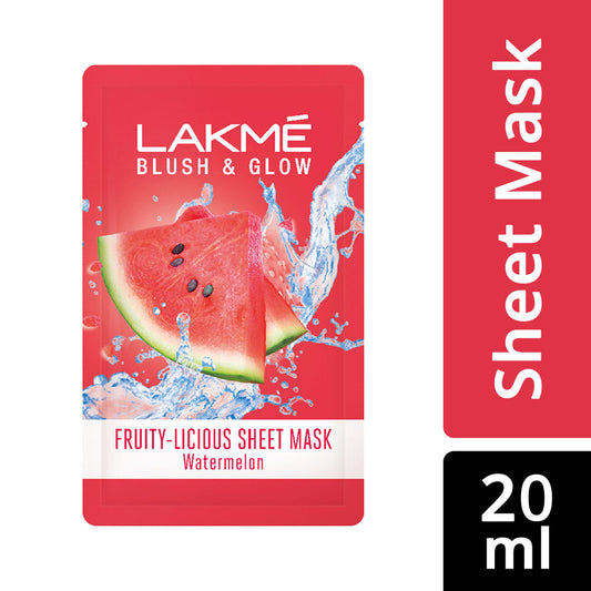 Lakme Blush & Glow Sheet Mask - Watermelon (20ml)