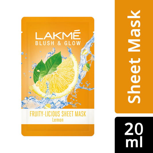 Lakme Blush & Glow Sheet Mask - Lemon (20ml)