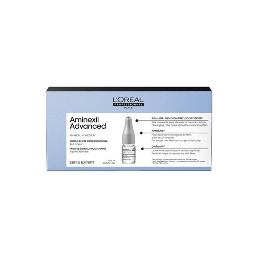 L'Oreal Professionnel Aminexil Advanced Aminexil+Omega (10Pcs) (6ml Each)