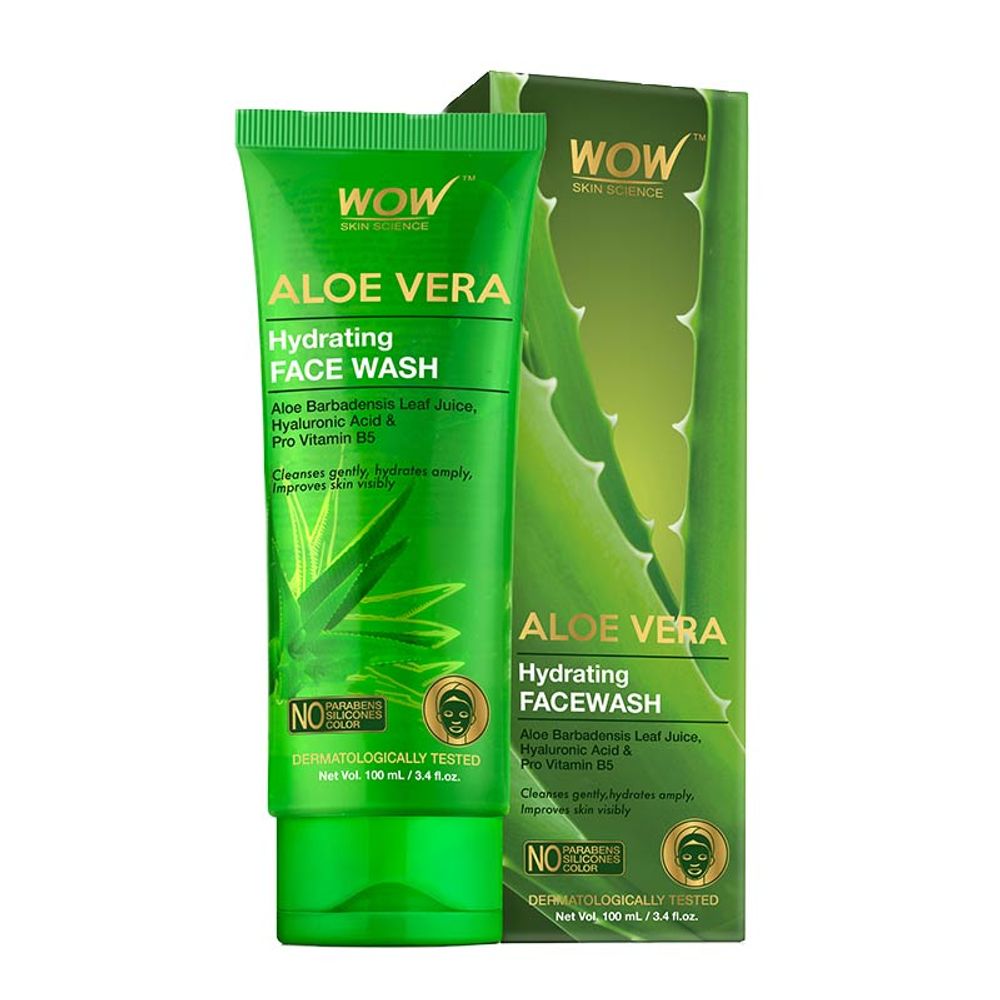 WOW Skin Science Aloe Vera Hydrating Face Wash (100 ml)