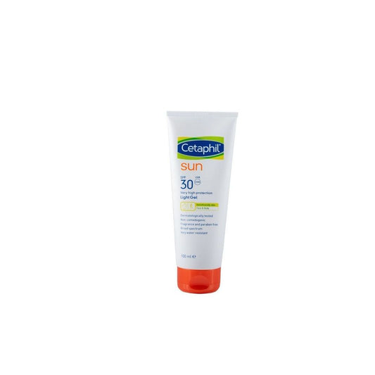 Cetaphil Sun SPF 30 Sunscreen, Very High Protection Light Gel, Water Resistant, 100 ml