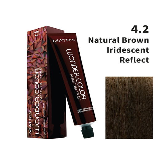Matrix Wonder Color Ammonia Free 4.2 (Natural Brown With Iridescent Reflect)