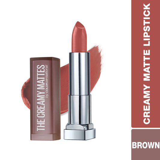 Maybelline New York Color Sensational Creamy Matte Lipstick - Nude Nuance (3.9g)