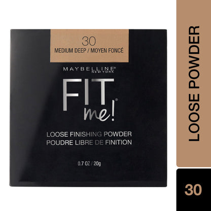 Maybelline New York Fit me Loose Finishing Powder - 30 Medium Deep (20gm)