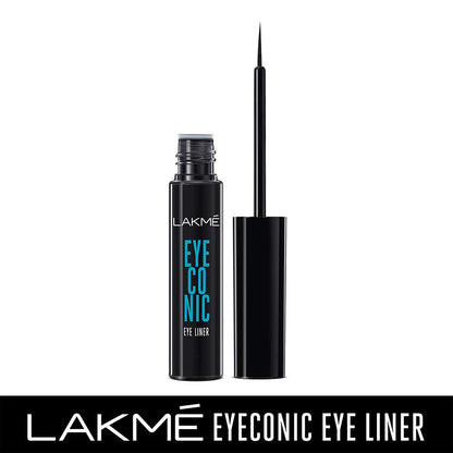 Lakmé Eyeconic Liquid Eyeliner, Black, 4.5 ml