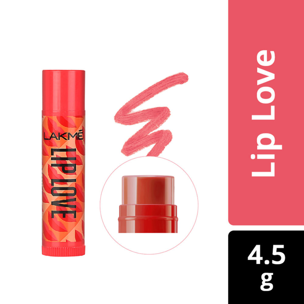 Lakme Lip Love Lip Care SPF 15 - Apricot (4.5gm)