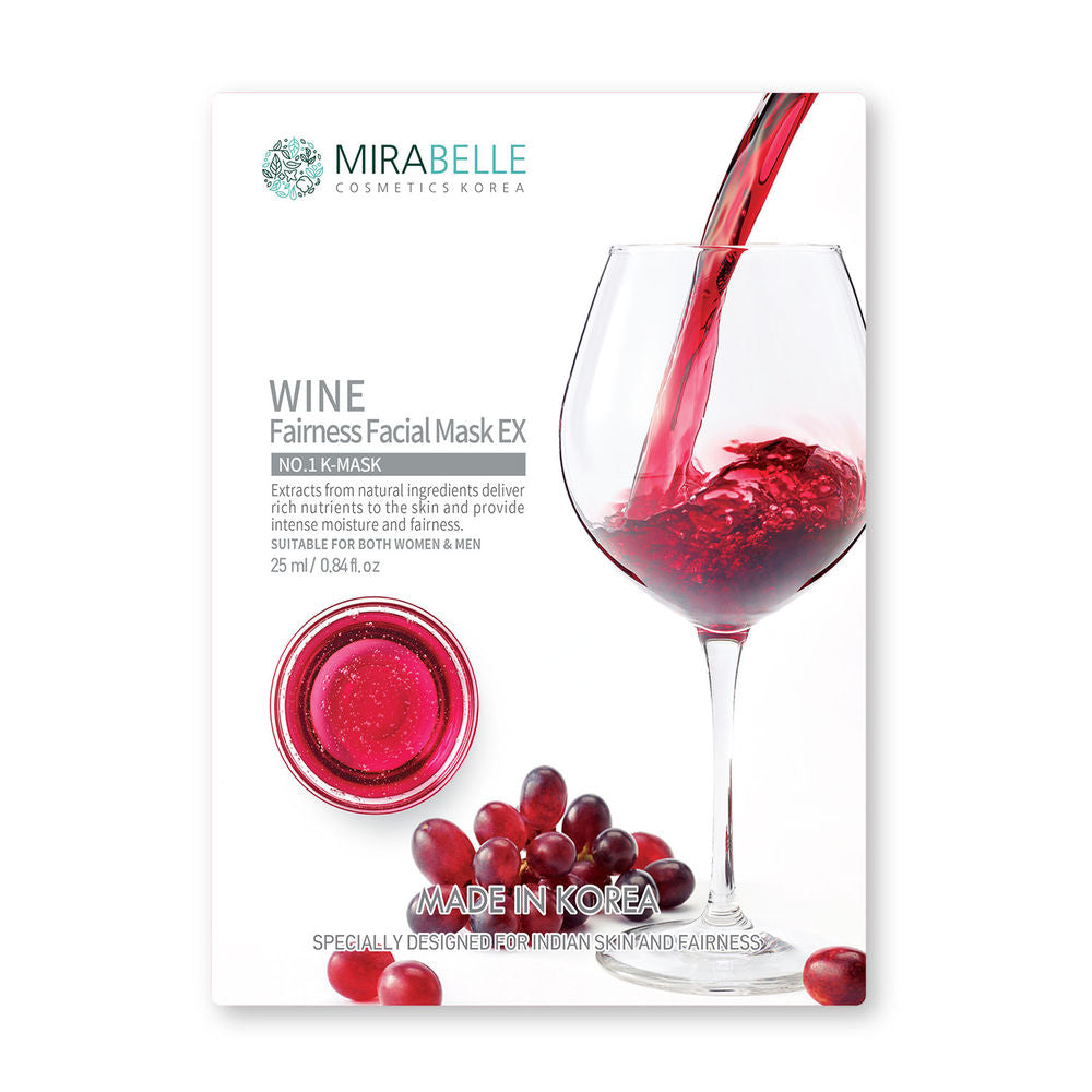 Mirabelle Wine Fairness Facial Mask EX (25ml)