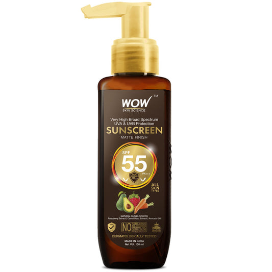 WOW Skin Science Matte Finish Sunscreen Spf 55 Pa+++