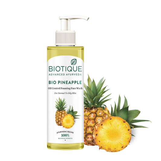 Biotique Bio Pineapple Oil Control Foaming Face Wash (200ml)