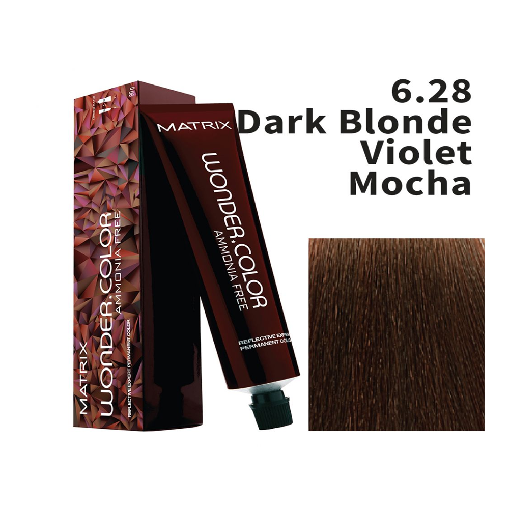 Matrix Wonder Color Ammonia Free 6.28 (Dark Blonde with Violet Mocha)