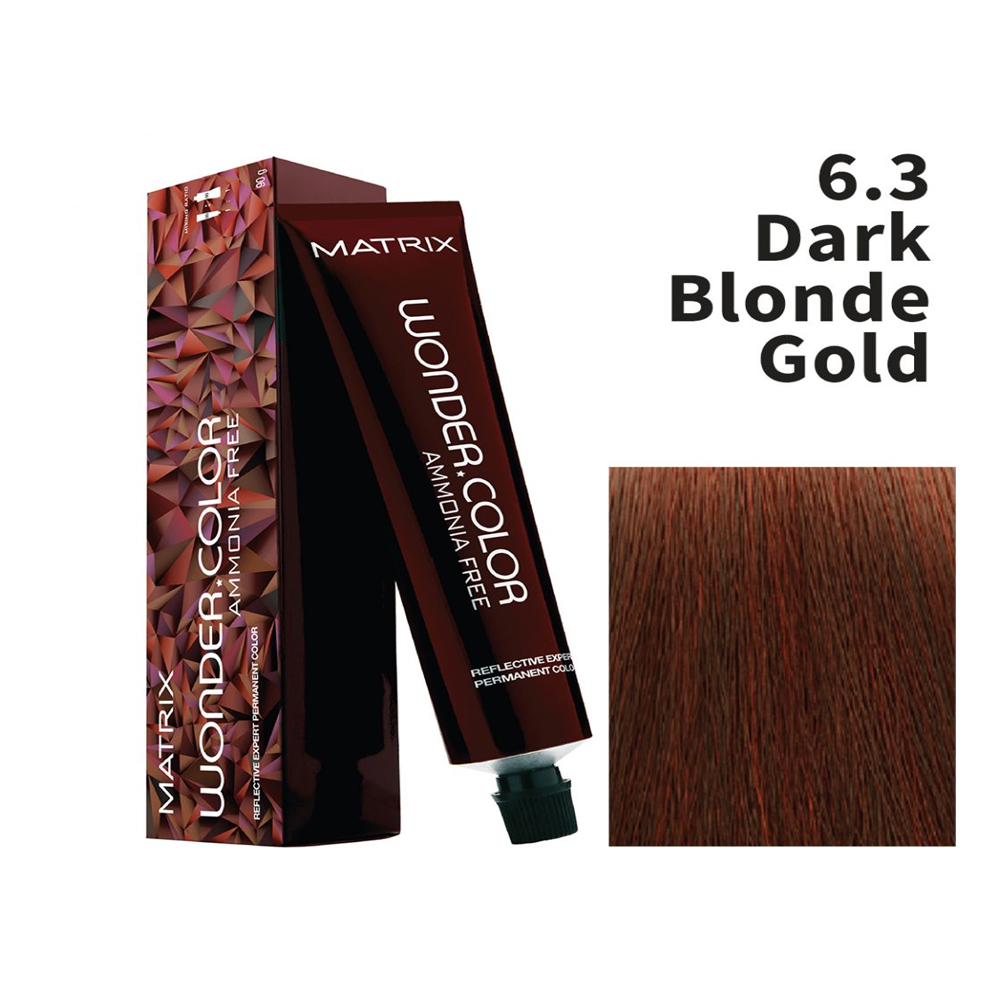 Matrix Wonder Color Ammonia Free 6.3 (Dark Blonde With Gold)