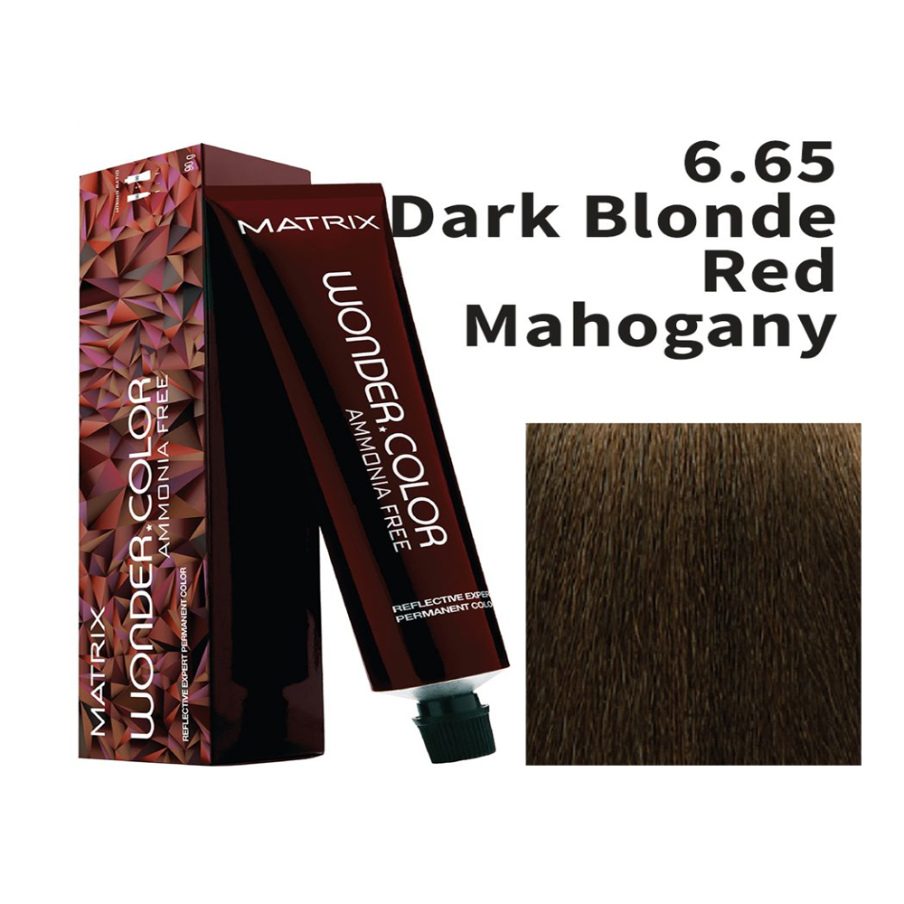 Matrix Wonder Color Ammonia Free 6.65 (Dark Blonde With Red Mahogany)