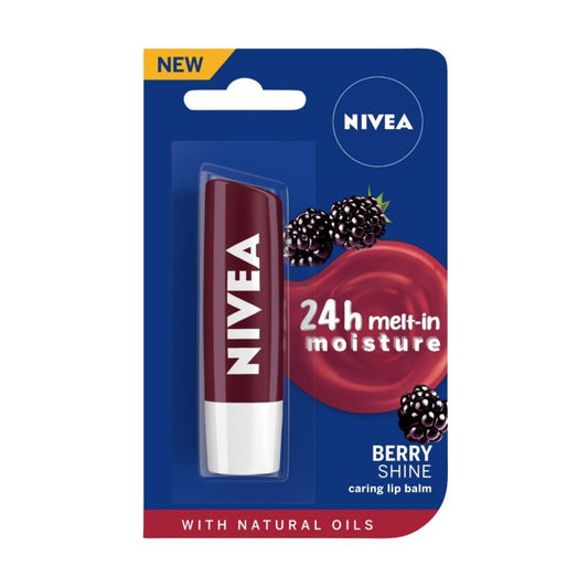 NIVEA Lip Balm - Fruity Berry Shine (4.8gm)