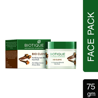 Biotique Bio Clove Purifying Anti- Blemish Face Pack (75gm)