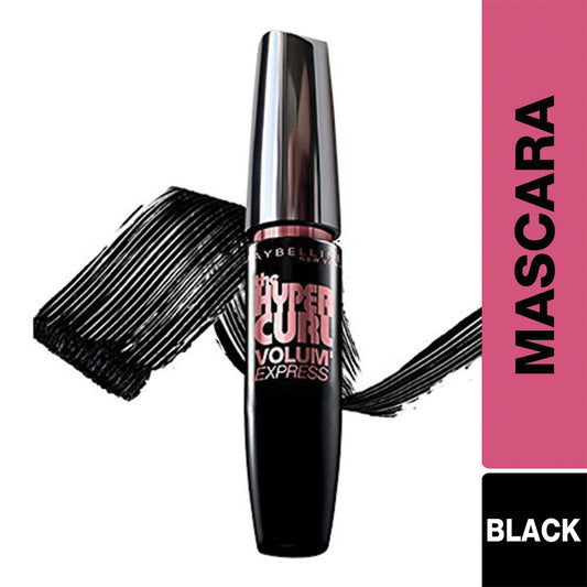 Maybelline New York Volum Express Hyper Curl Mascara - Washable Very Black (9.2ml)