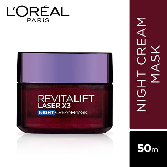 L'Oreal Paris Revitalift Laser X3 Night Cream Mask (50ml)