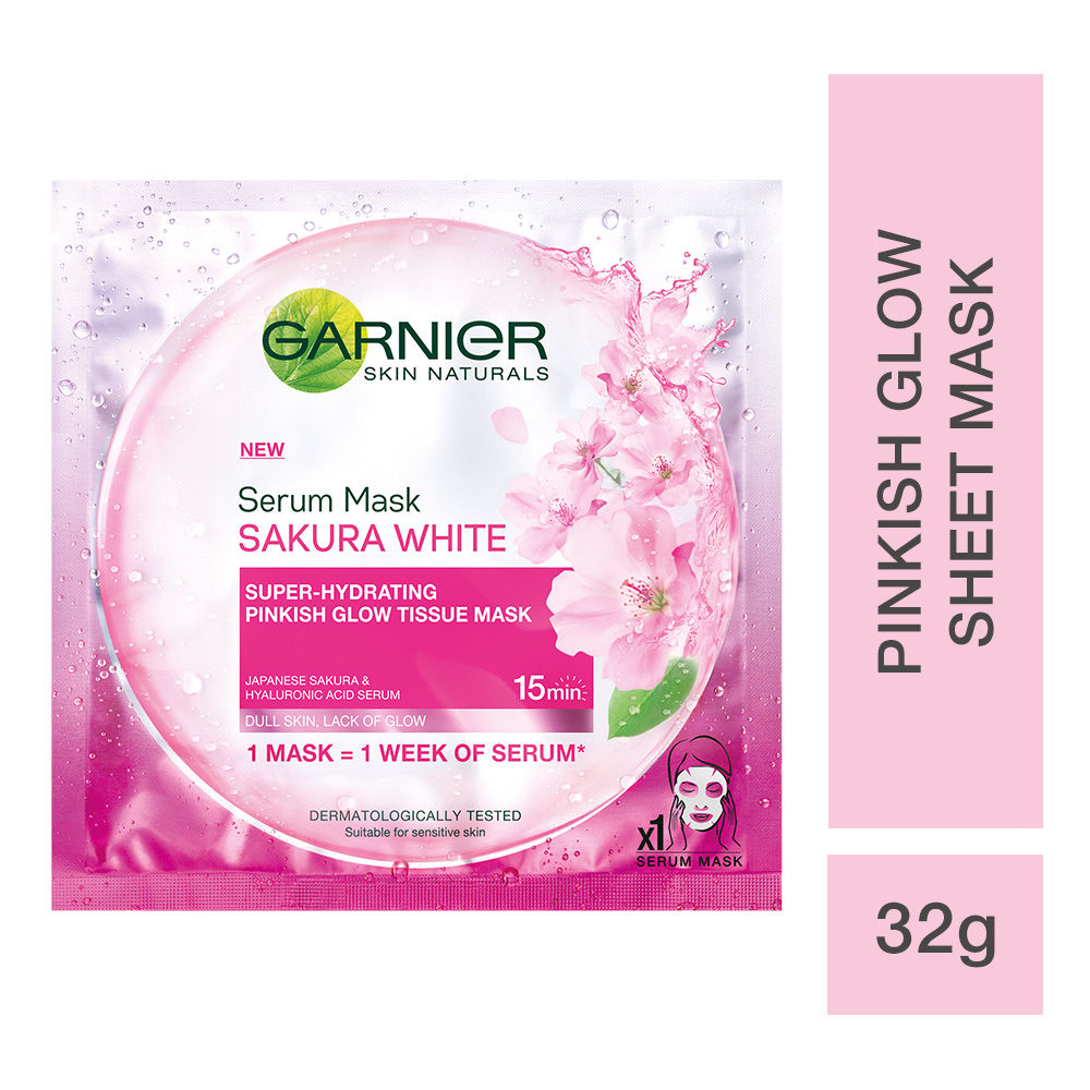 Garnier Skin Naturals Sakura White Face Serum Sheet Mask (32gm)