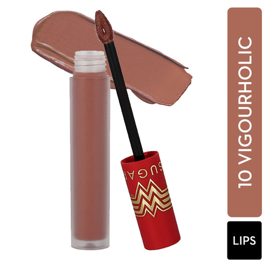 SUGAR X Wonder Woman 24-HR Lip Lacquer - 10 Vigourholic (3.5ml)
