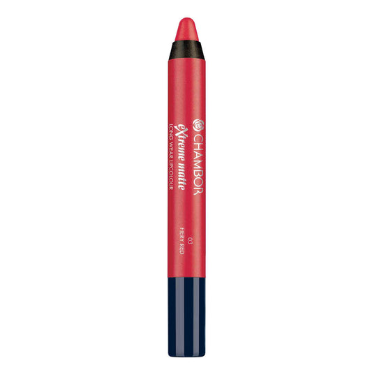 Chambor Extreme Matte Long Wear Lip Colour - Fiery Red 03 (2.8gm)