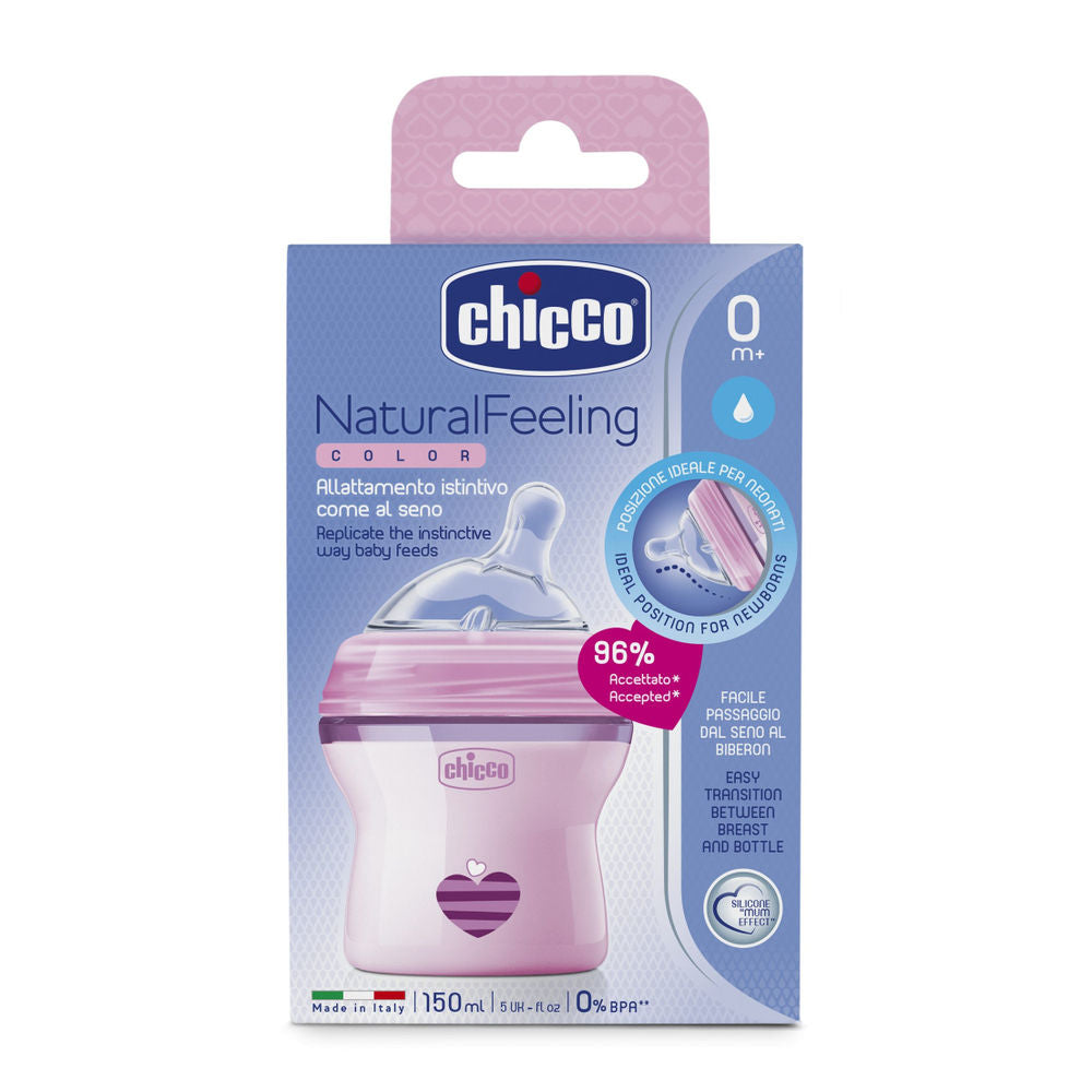 Chicco Natural Feeling Bottle (0M+) (150ml)