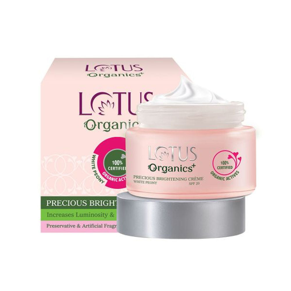 Lotus Organics Precious Brightening Crème SPF 20 (50gm)
