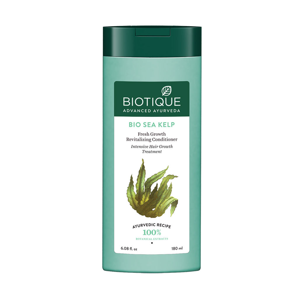 Biotique Bio Sea Kelp Fresh Growth Revitalizing Conditioner (180ml)