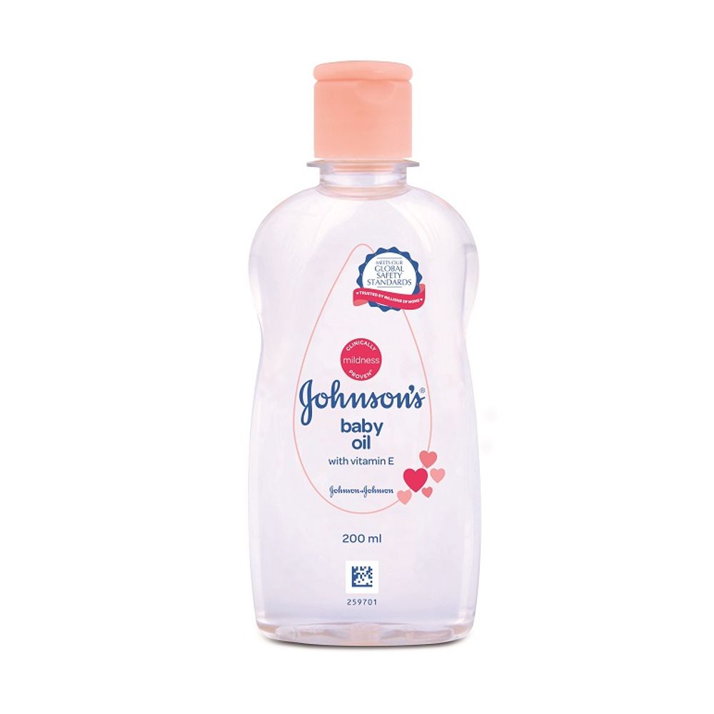 Johnson's Baby Oil With Vitamin E (200ml)