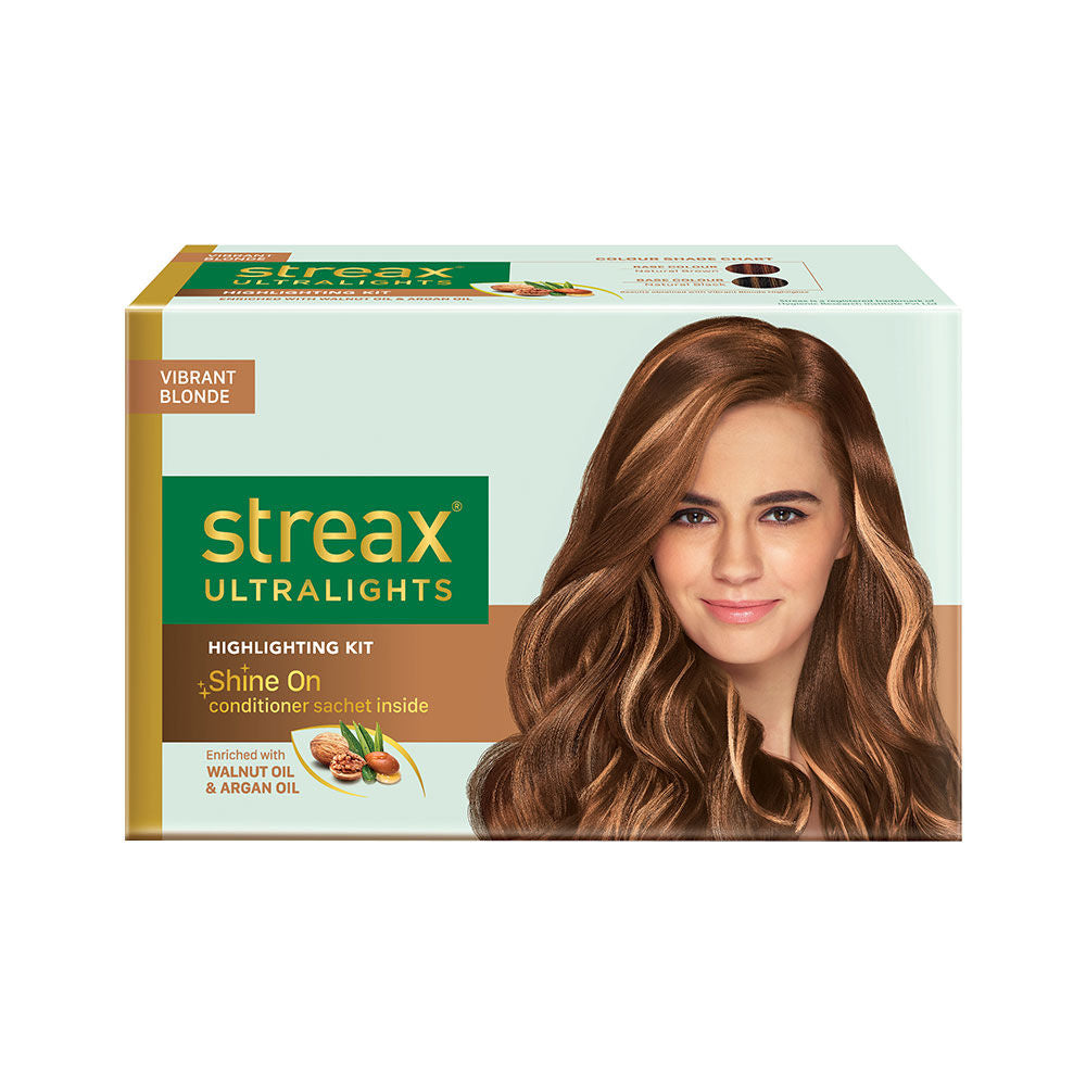 Streax Ultralights Highlighting Kit - Vibrant Blonde (20gm+20ml)