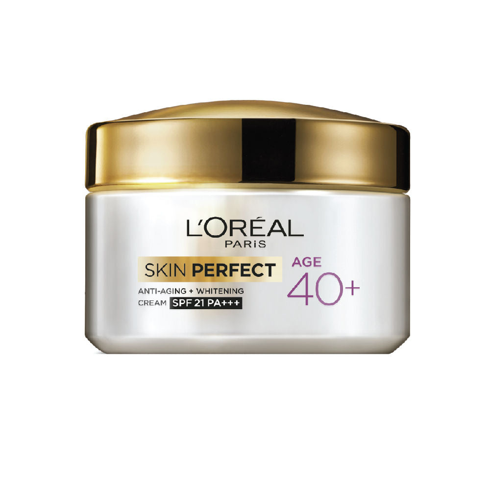 L'Oreal Paris Age 40+ Skin Perfect Anti Aging Whitening Cream SPF 21 PA+++ (50gm)