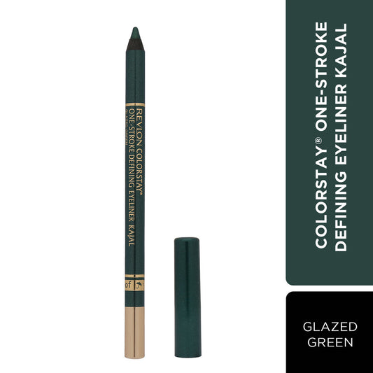 Revlon Colorstay One Stroke Defining Eyeliner Kajal - Glazed Green (1.2gm)