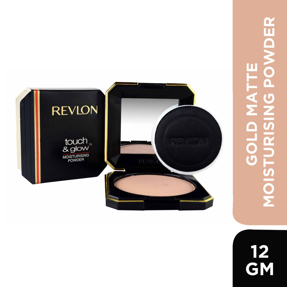Revlon Touch & Glow Moisturising Powder - Gold Matte (12gm)