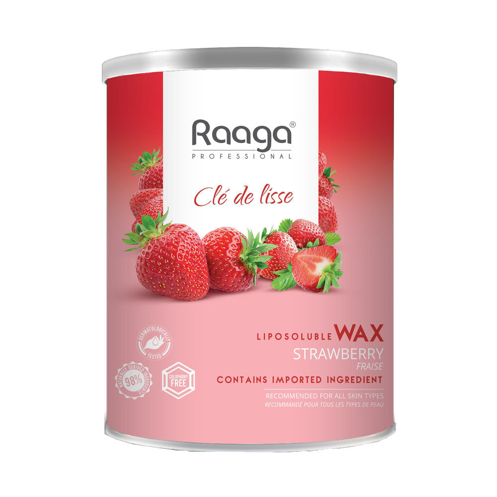Raaga Professional Liposoluble Wax Straw Berry (800ML)