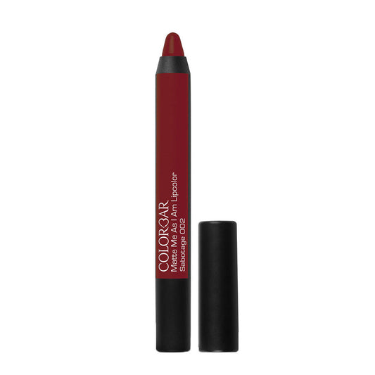 Colorbar Matte Me As I Am Lipcolor - 002 Sabotage (2.8gm)