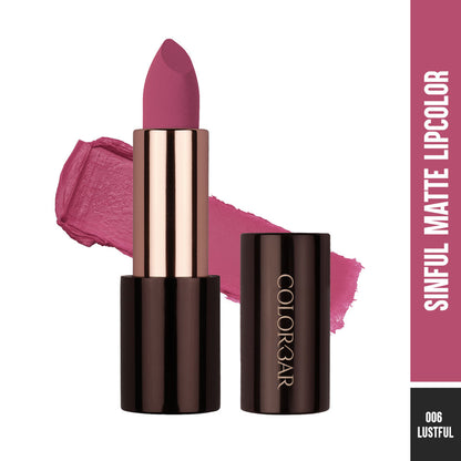 Colorbar Sinful Matte Lipcolor - Lustful (3.5gm)