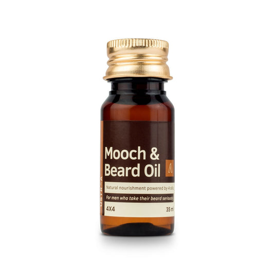 Ustraa Mooch And Beard Oil 4x4 (35ml)