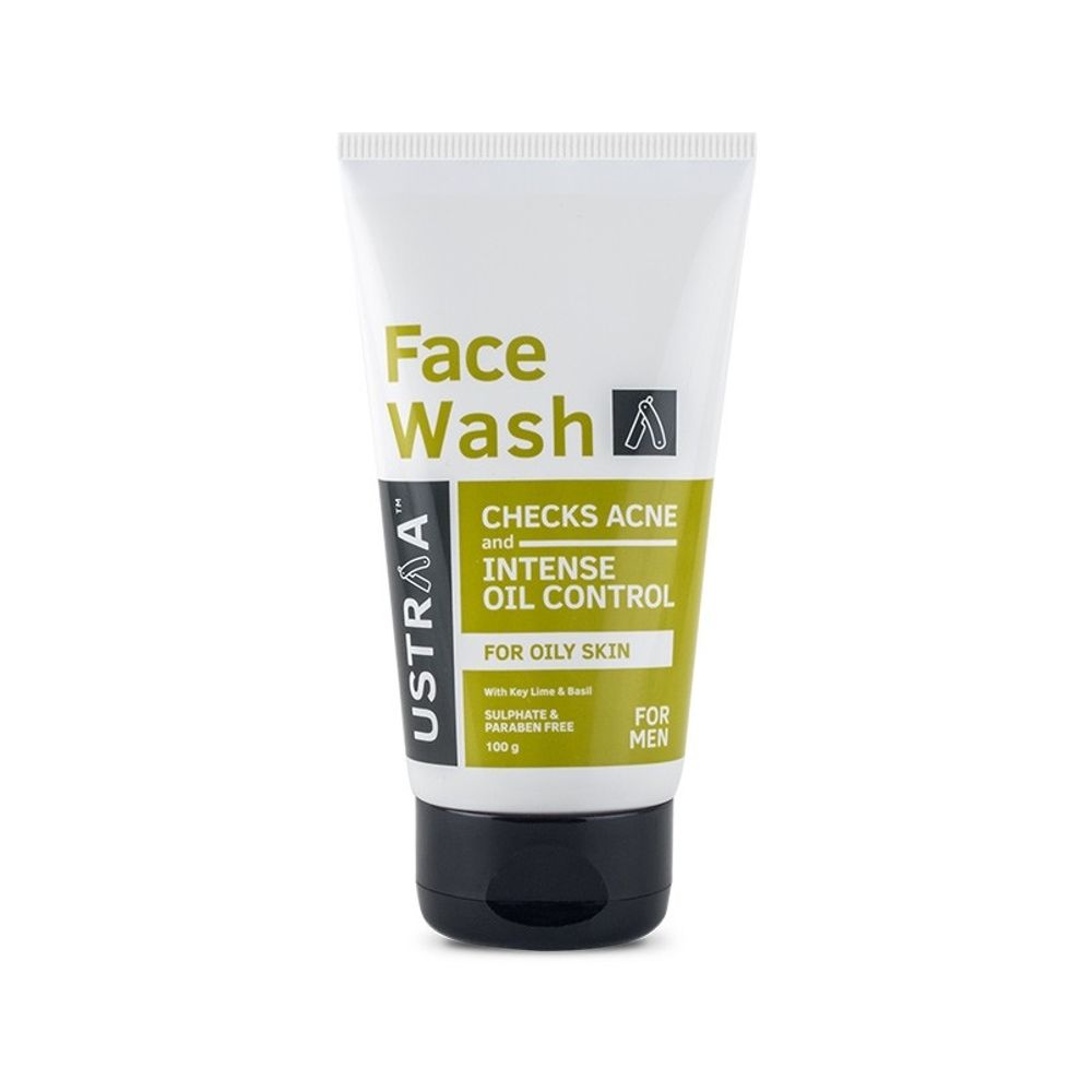 Ustraa Face Wash - Oily Skin (Checks Acne & Intense Oil Control) (100gm)