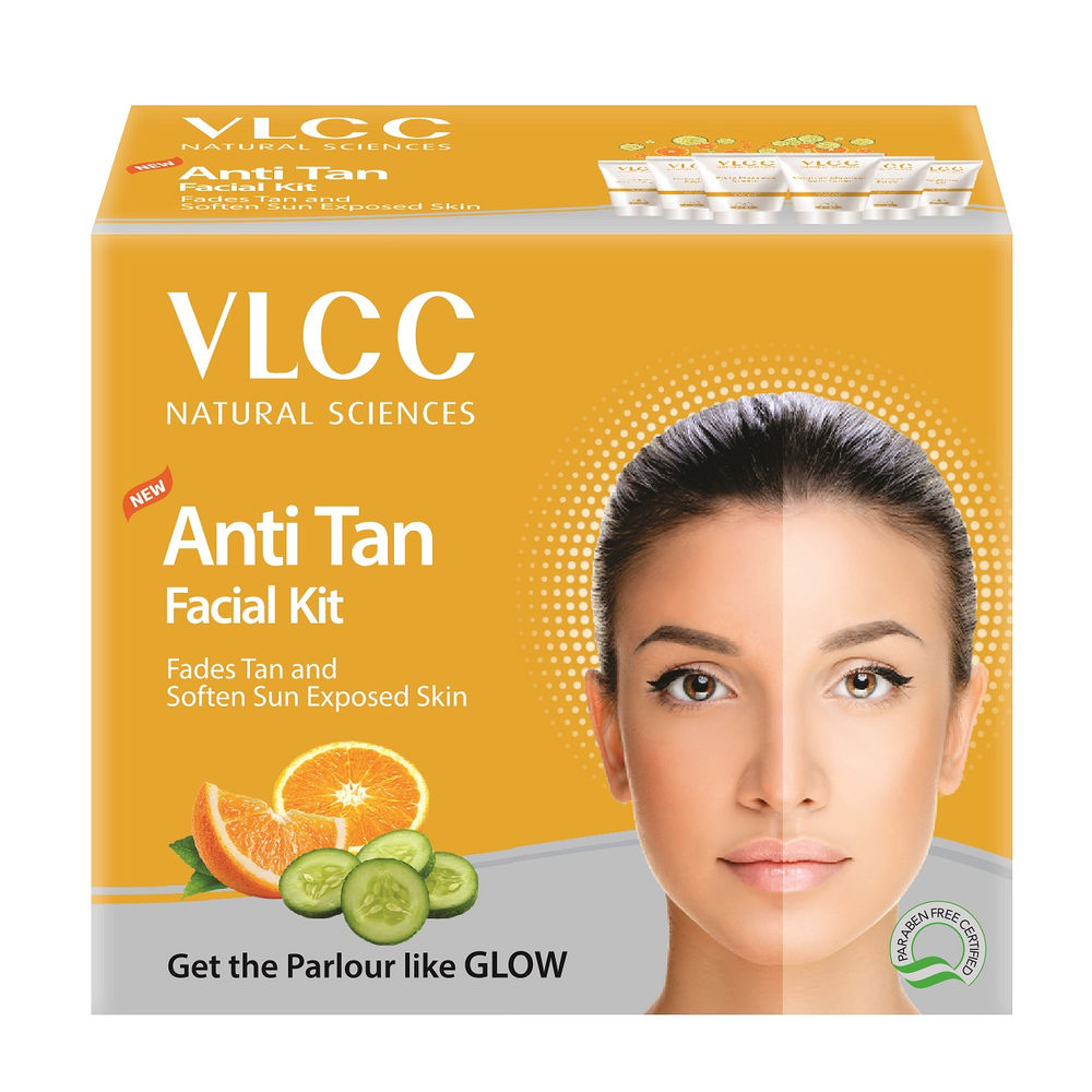 VLCC Anti Tan Single Facial Kit Fades Tan & Softens Sun Exposed Skin