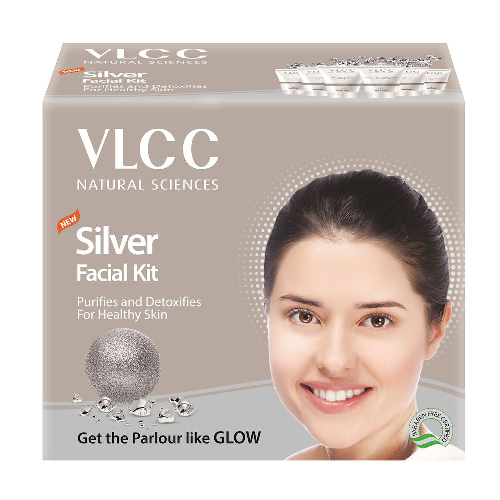 VLCC Silver Facial Kit Purifies & Detoxifies for Healthy Skin